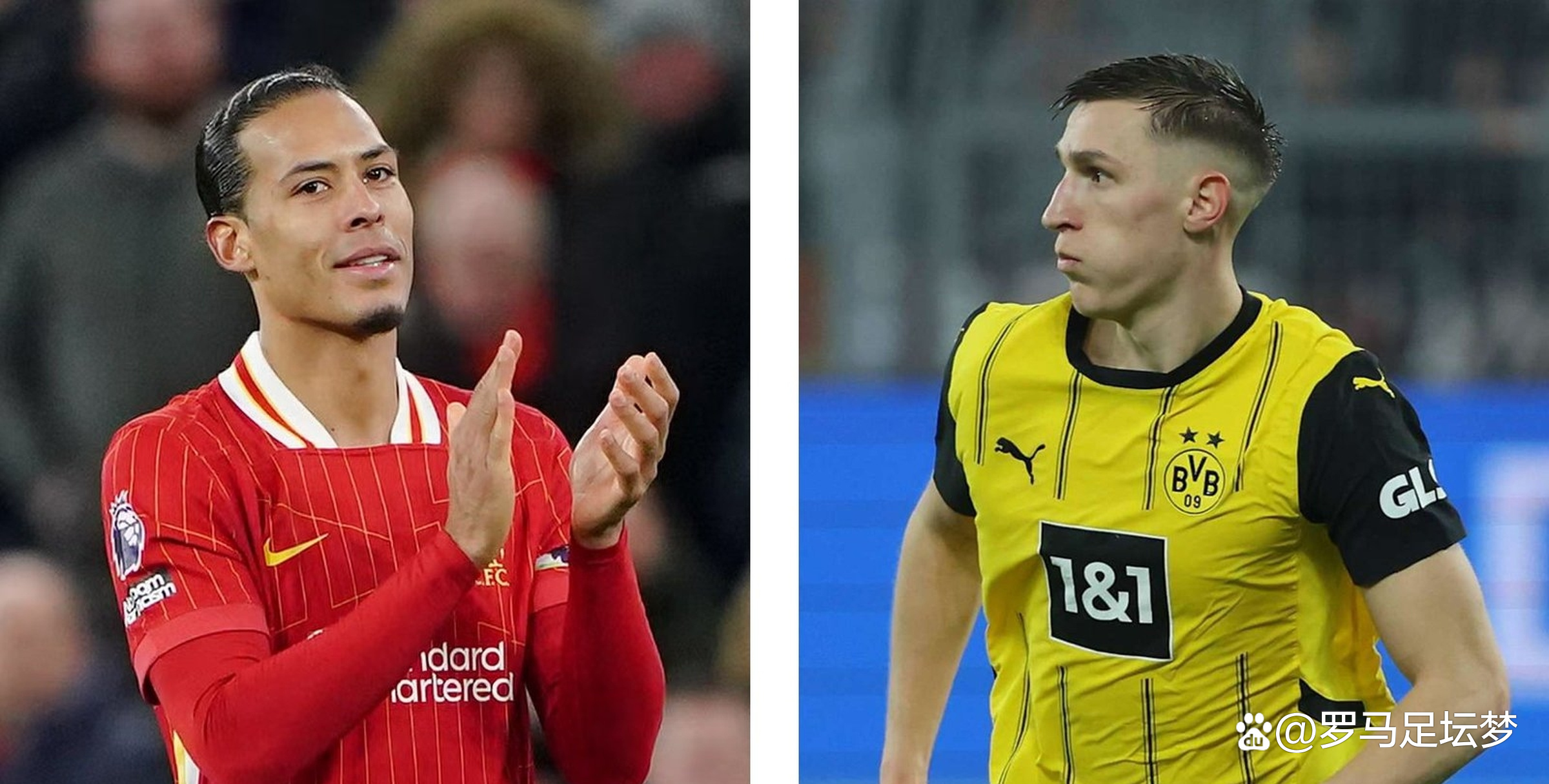 包含国际米兰横扫多特蒙德，范戴克统治全场的词条